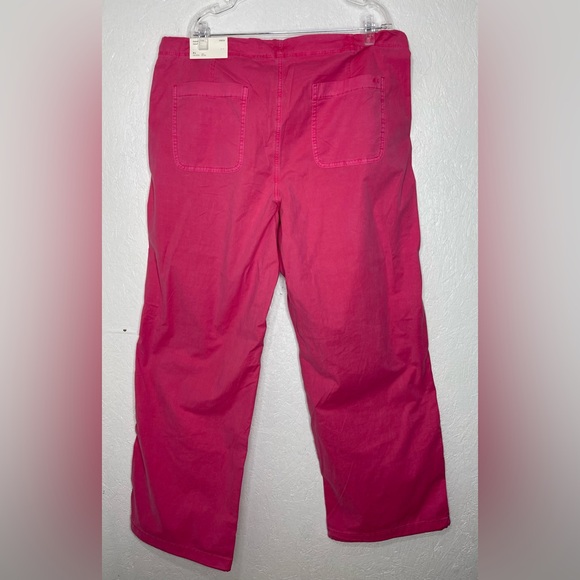 American Eagle AE Stretch Low-Rise Parachute Pant Pink Cargo XL Athleisure - Picture 11 of 16